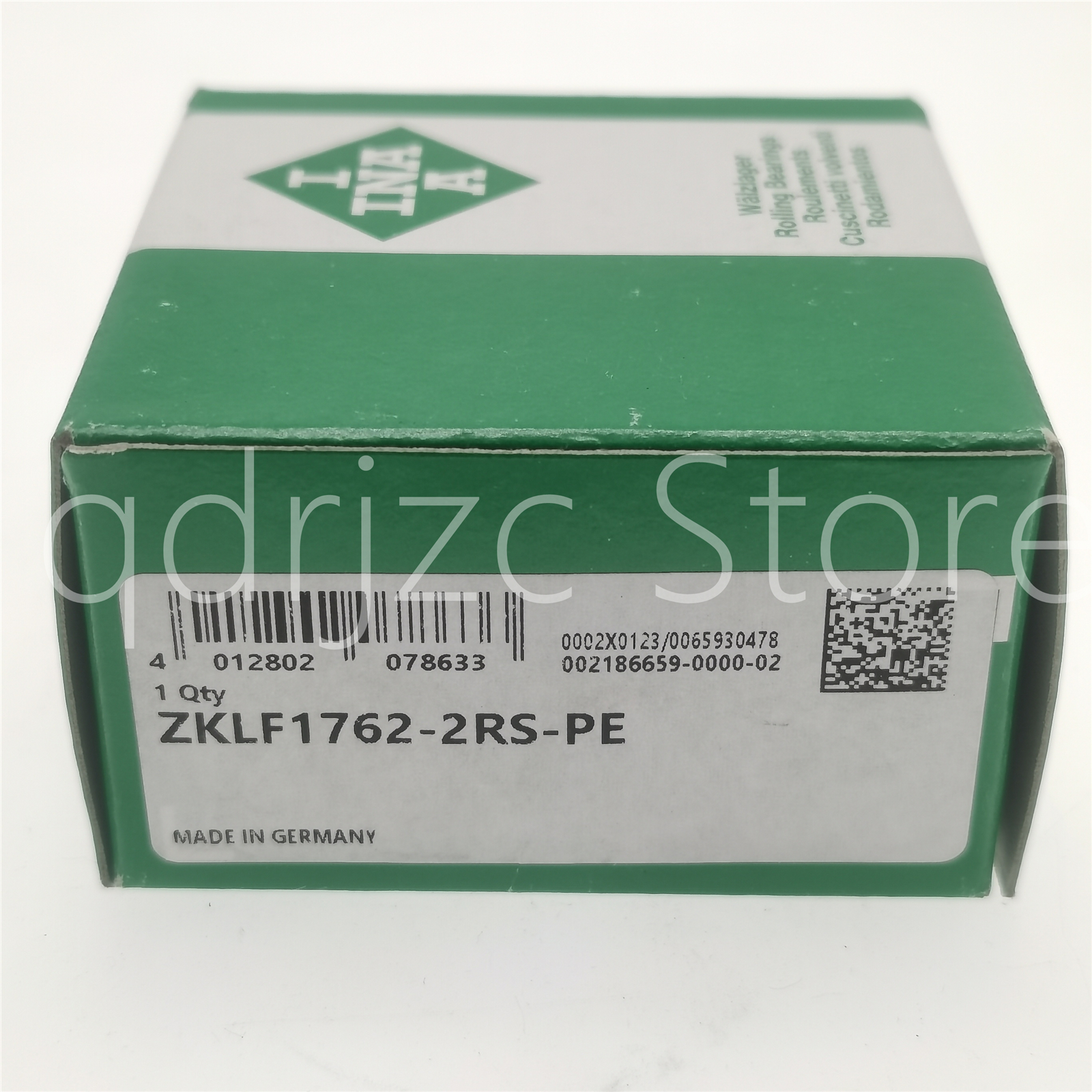 I-N-A bi-directional thrust angular contact ball bearing ZKLF1762-2RS-PE 17mm 62mm 25mm