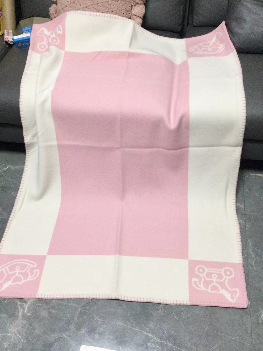 KIDS Baby Pink H Gilrs Boys Blanket Chrismas Gift Have Tag And Dust Bag TOP VERY Thick Home Sofa Good Quailty TOP Selling 135*95cm Wool 3 Colors Pink 