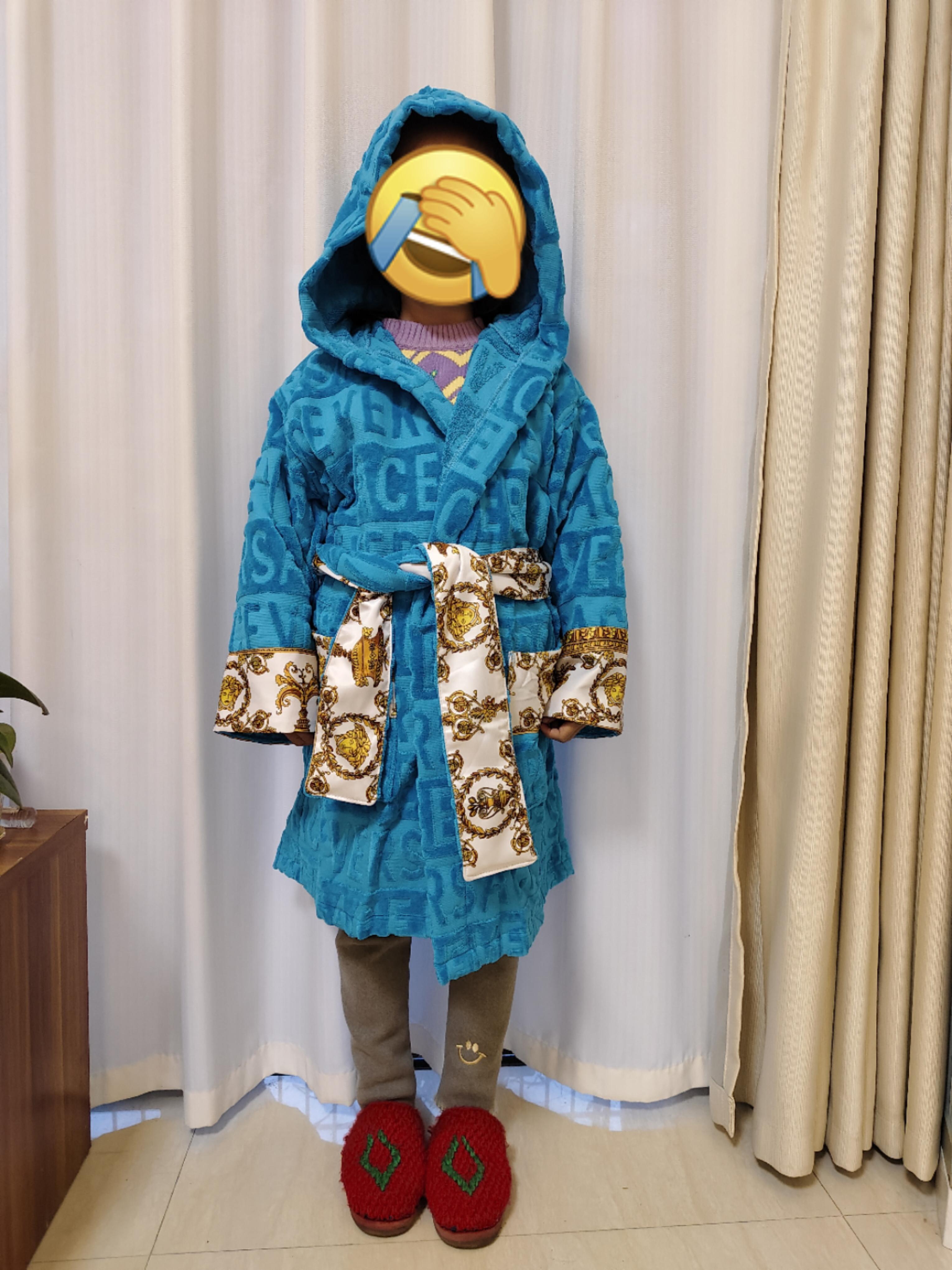 Boy And Girl Absorbent Home Bath Robes Simple Quick Drying Hotel Supplies Convenient Comfortable Cotton Robe After Bath Kids Robe