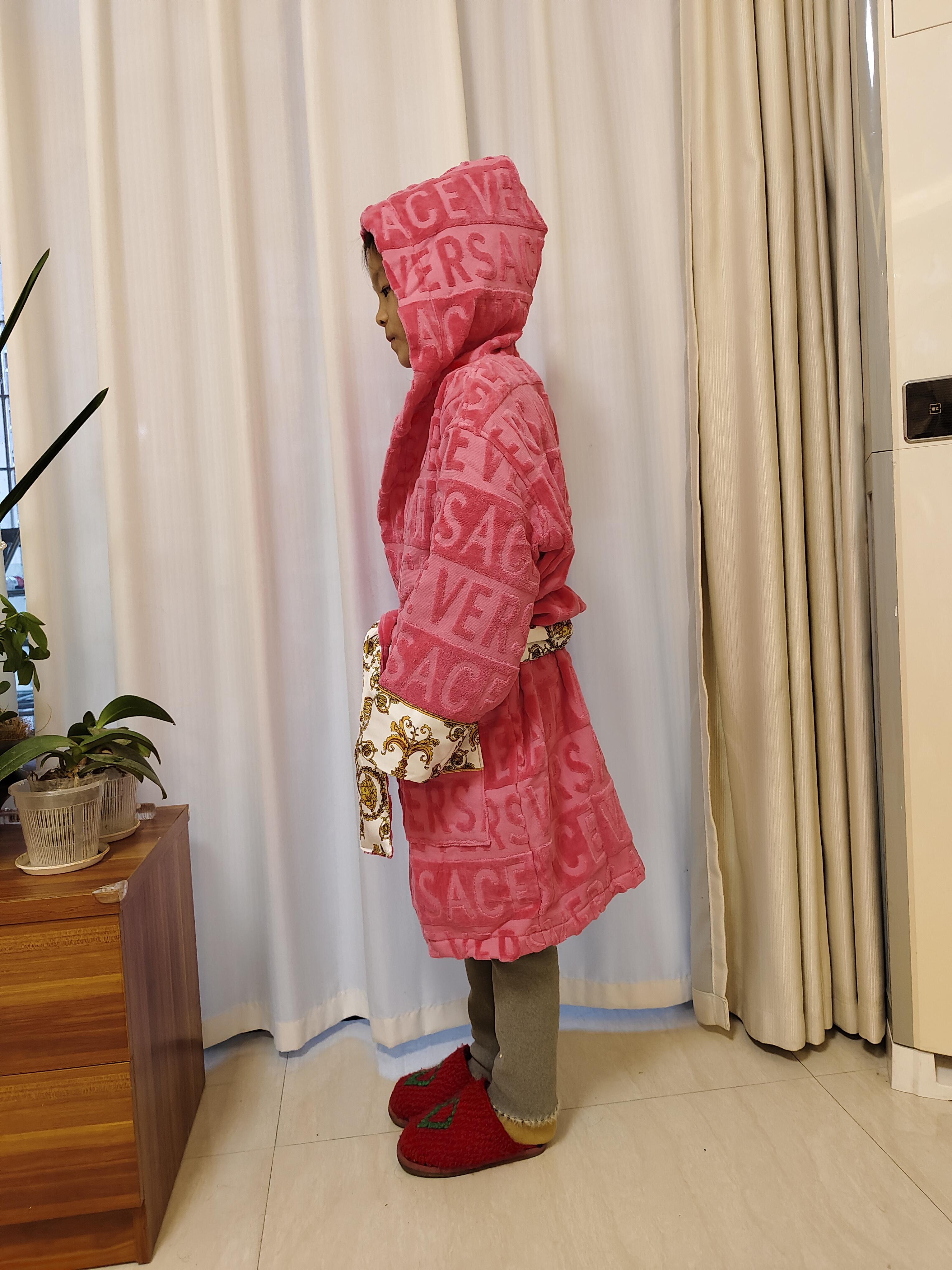 Boy And Girl Absorbent Home Bath Robes Simple Quick Drying Hotel Supplies Convenient Comfortable Cotton Robe After Bath Kids Robe
