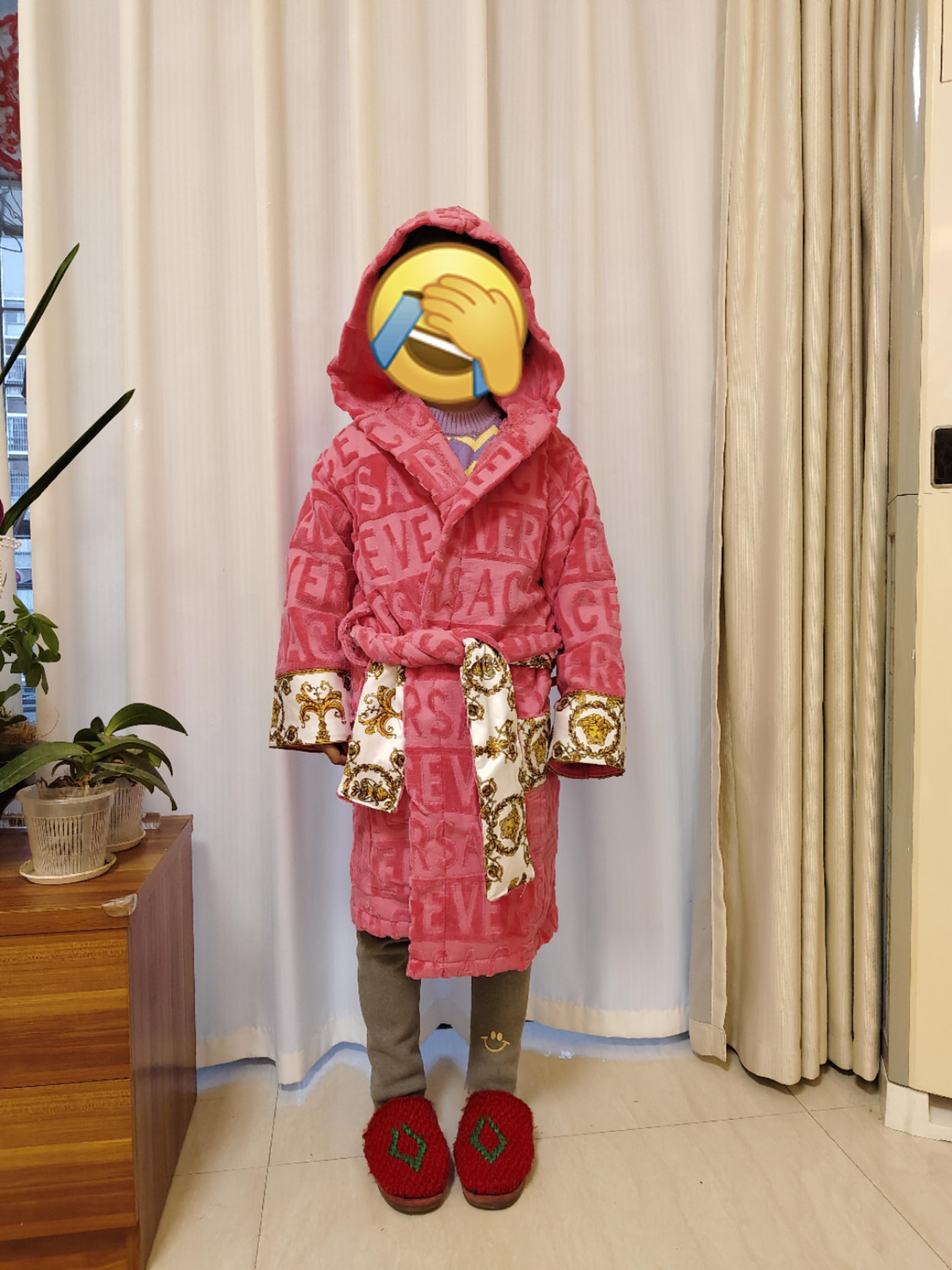 Boy And Girl Absorbent Home Bath Robes Simple Quick Drying Hotel Supplies Convenient Comfortable Cotton Robe After Bath Kids Robe