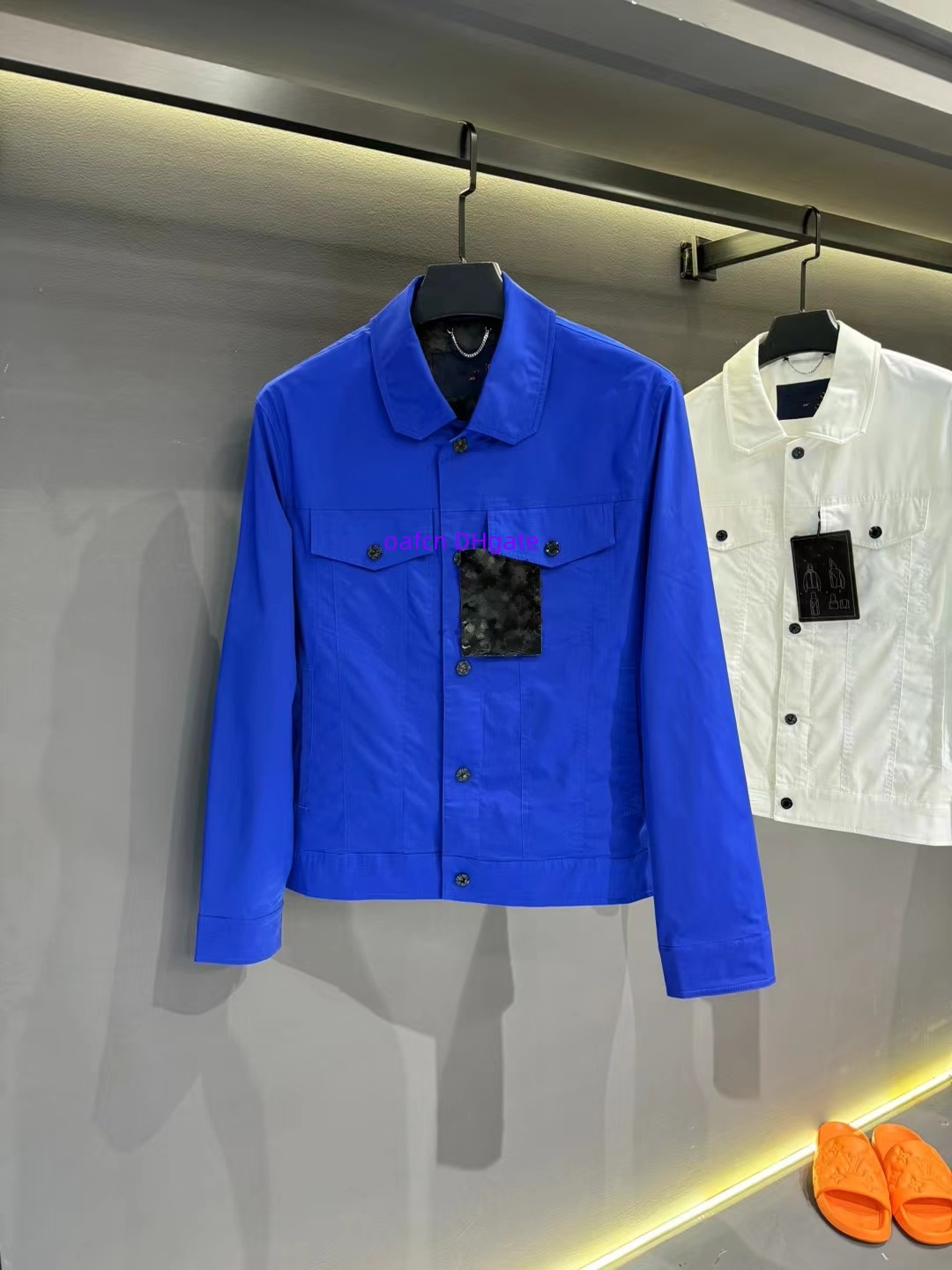 24sss early spring mens jacket mens clothing womens denim jacket casual fashion jacket luxury brand designer jacket couple jacket polyester fiber fabric 558