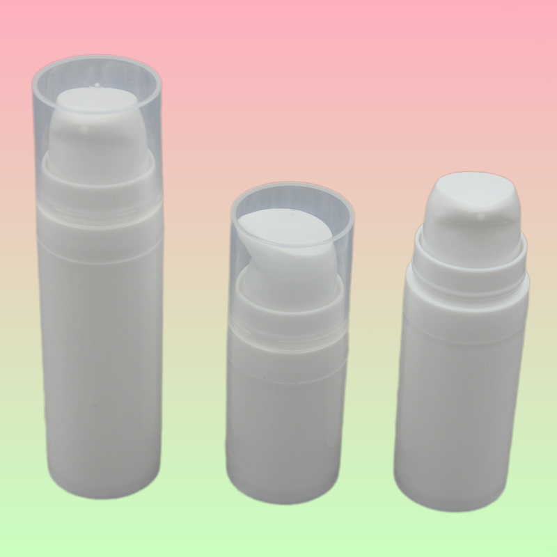 5ml 10ml White Airless Bottle Lotion Pump Mini Sample and Test Bottles Vacuum Container Cosmetic Packaging3403625