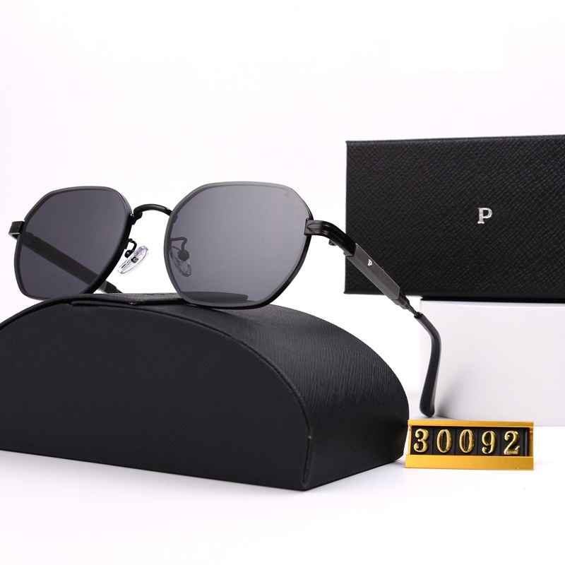 Designer Sunglasses Mens Womens Brand luxury Metal Frame Polarized Classic eyeglasses black vintage summer Outdoor shades eyeglasses with box