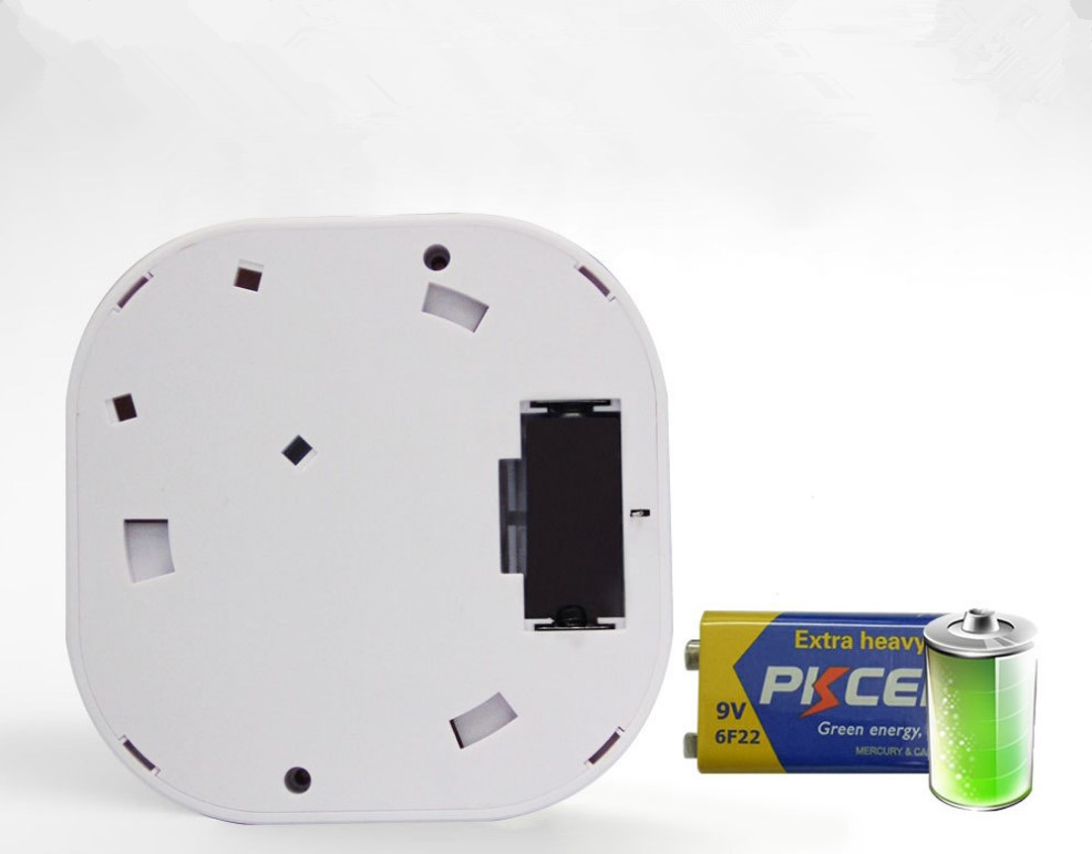 433MHZ Detector Wireless Fire Sensor Security Protection Alarm Detecto for Smart Home Work Office with Battery