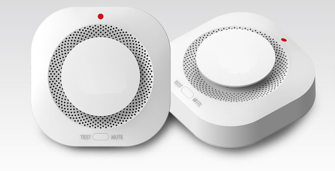 433MHZ Detector Wireless Fire Sensor Security Protection Alarm Detecto for Smart Home Work Office with Battery