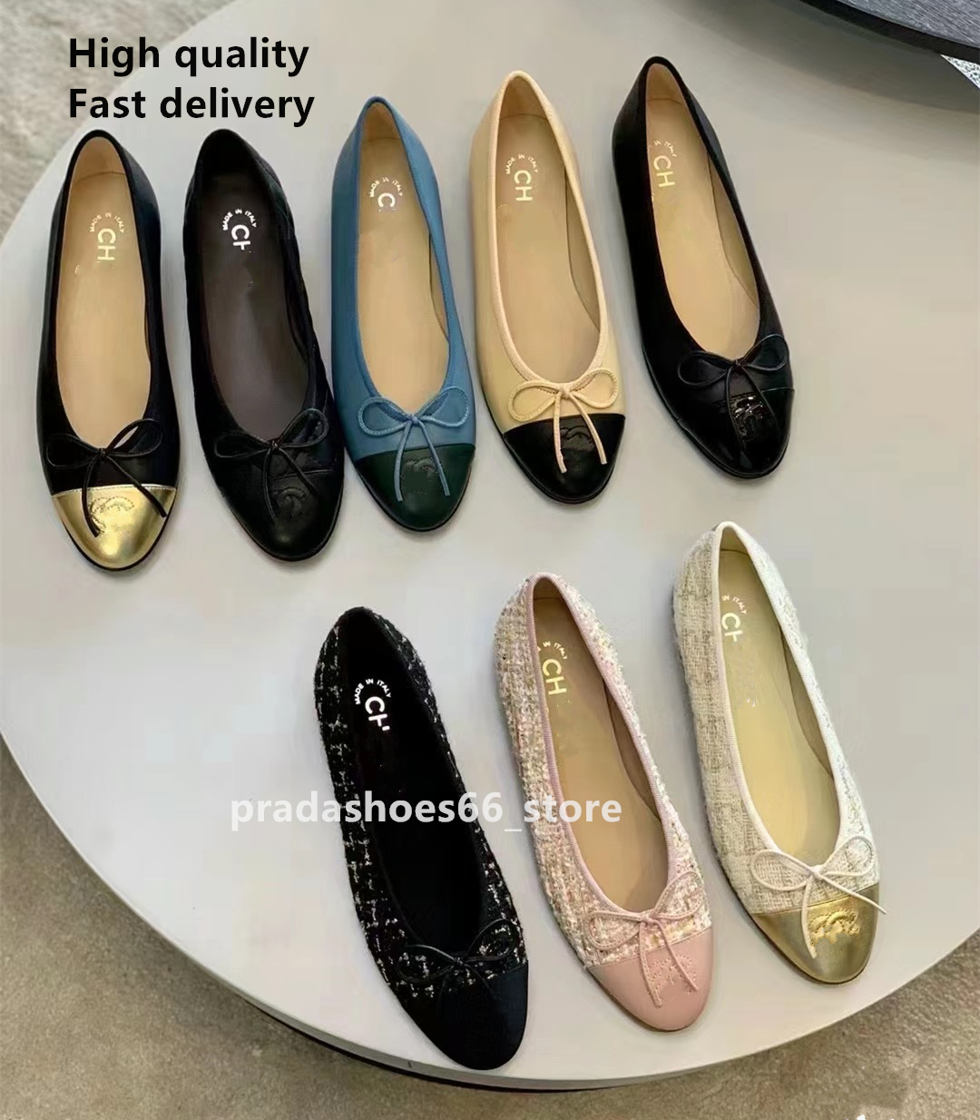 Bailamos Brand designer Flats Sandals Women Low Heel Ballet Square Toe Shallow Shoes Slip On Loafer Round Toes quilted Ballet Flat Shoe channel double zapatos cha c
