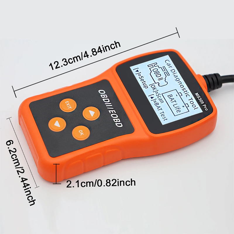 NEW OBDII Code Reader OBD Scanner Tool MS309PRO CAN BUS Car Diagnostic Systems MS309 Pro Reading Card Fault Detector