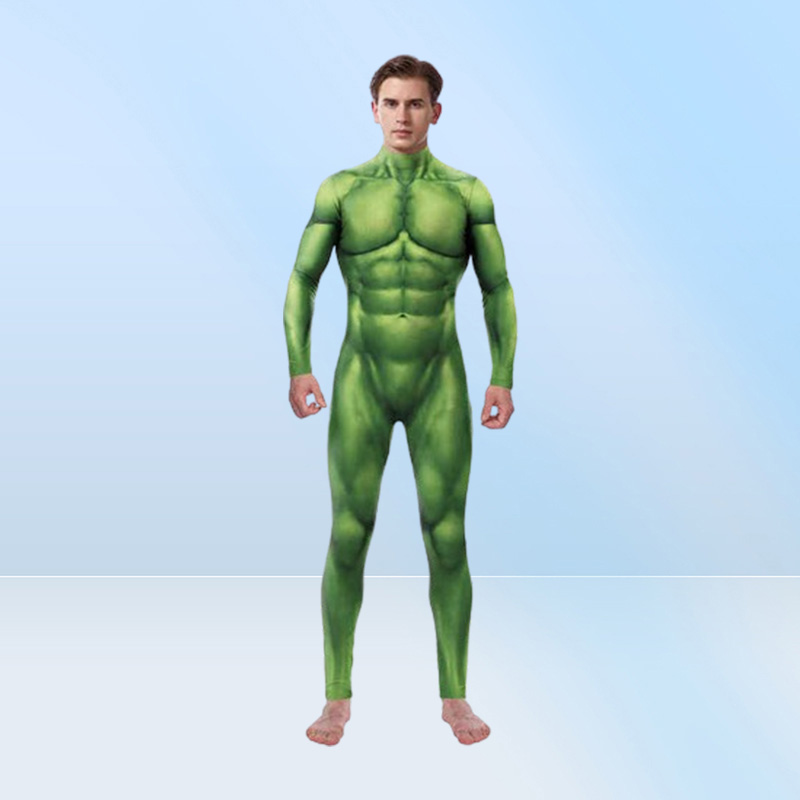 Stage Wear Superhero Bruce Banner Hulk Sexy Cosplay Come Men Women Unisex Jumpsuits Halloween Party Tights Zentai Bodysuit Suit T21109482