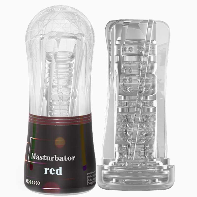 Nxy Masturbators Japan Transparent Aircraft Cup Mentraining Masturbation Toy Sex Products Adult Inflatable Doll