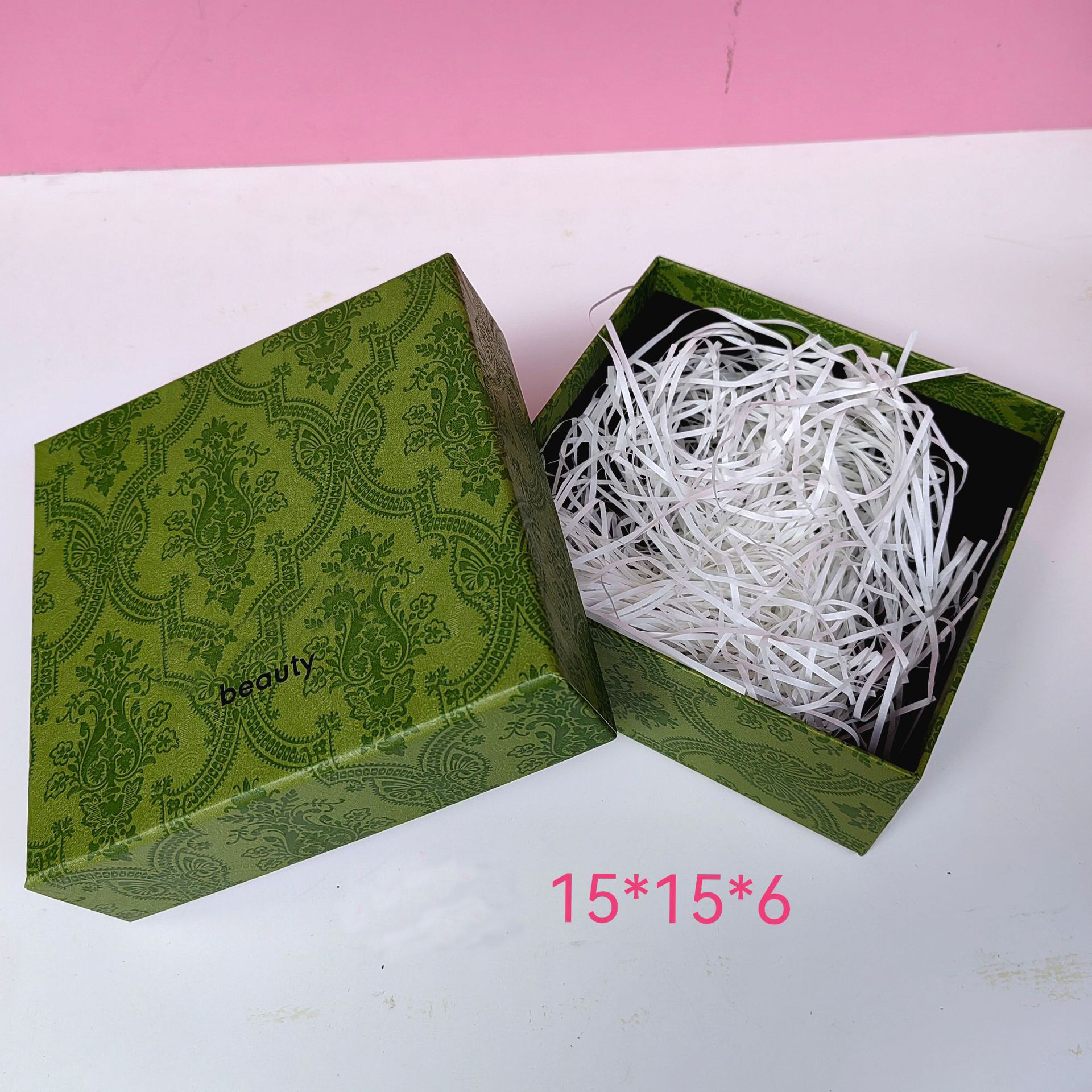 Ring Box G Letters Brand jewelry organizer Designer Jewelry Packing Earrings Necklaces Bracelets Cloth Dust Pouch Bags Green Lipsticks Perfume Makeup 