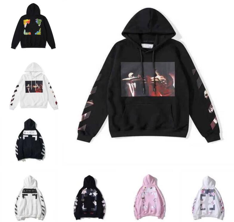 Pull Long Sleeve Polo Hoodie Women Hoodie Full Zip Hoodie Y2k Hoodie Mens Designer Hoodie Hoddie Offwhite Hoodie Felpa OFFs White Hoodie 1e170