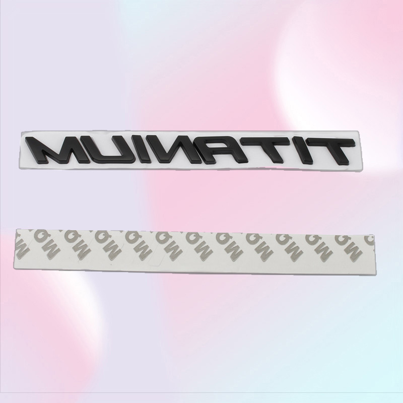 2025 new 3D Metal TITANIUM Car Rear Trunk Emblem Chrome Badge Sticker Decals for eo F150 Ranger Focus Everest Mustang Explorer9760802 Free s