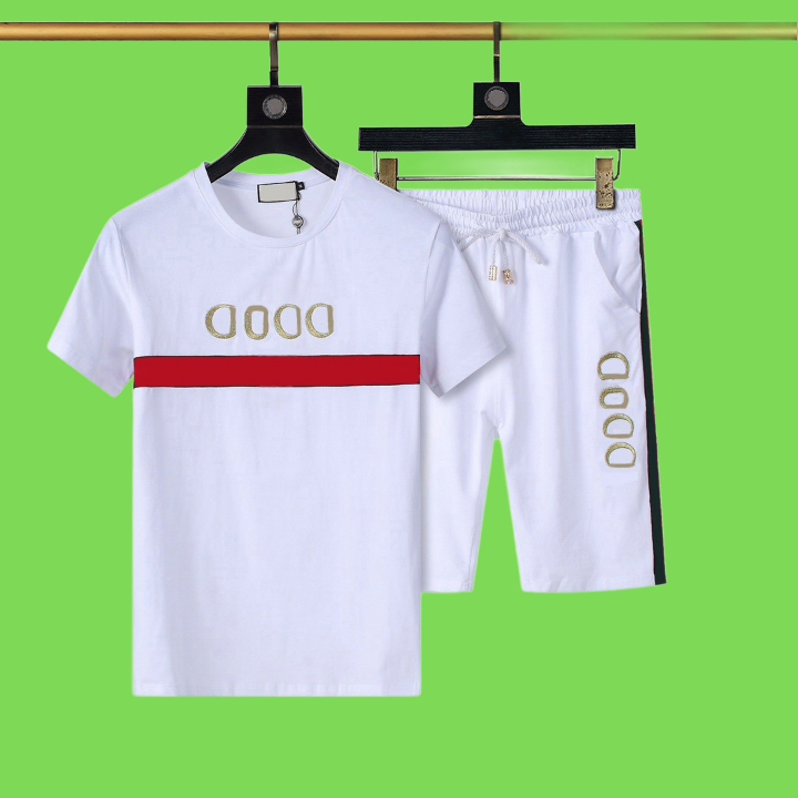 Mens Beach Designers Tracksuits Summer Suits Fashion T Shirt Seaside Holiday Shirts Shorts Sets Man S Luxury Set Outfits