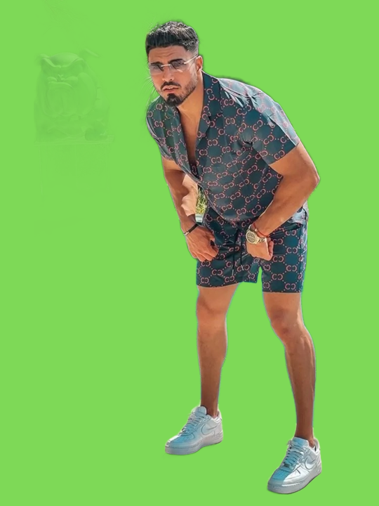 Mens Beach Designers Tracksuits Summer Suits Fashion T Shirt Seaside Holiday Shirts Shorts Sets Man S Luxury Set Outfits