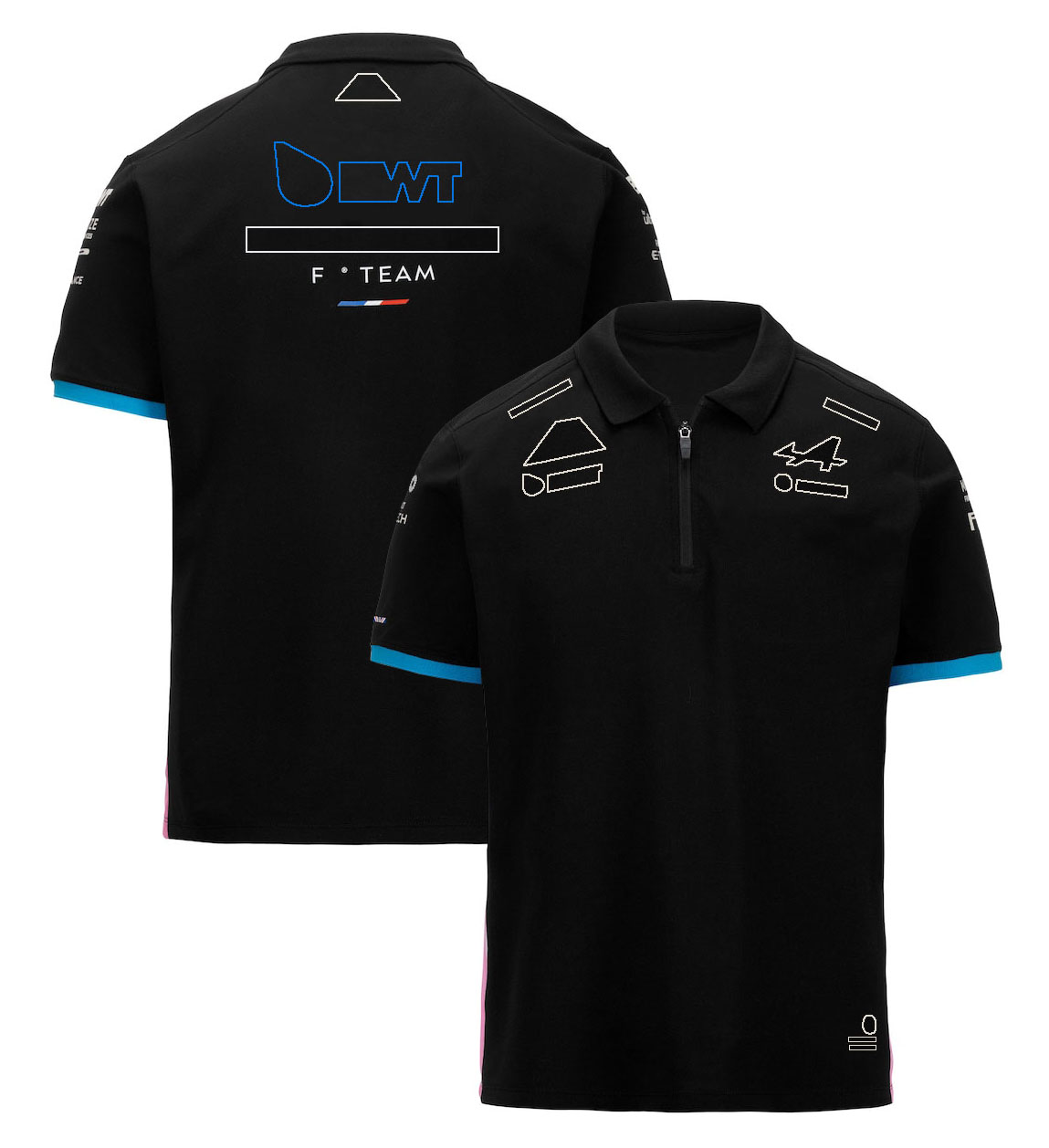 2024 explosions Formula One team f1 racing suit quick-drying T-shirt men's POLO shirt lapel short-sleeved summer size can be customized. free shi