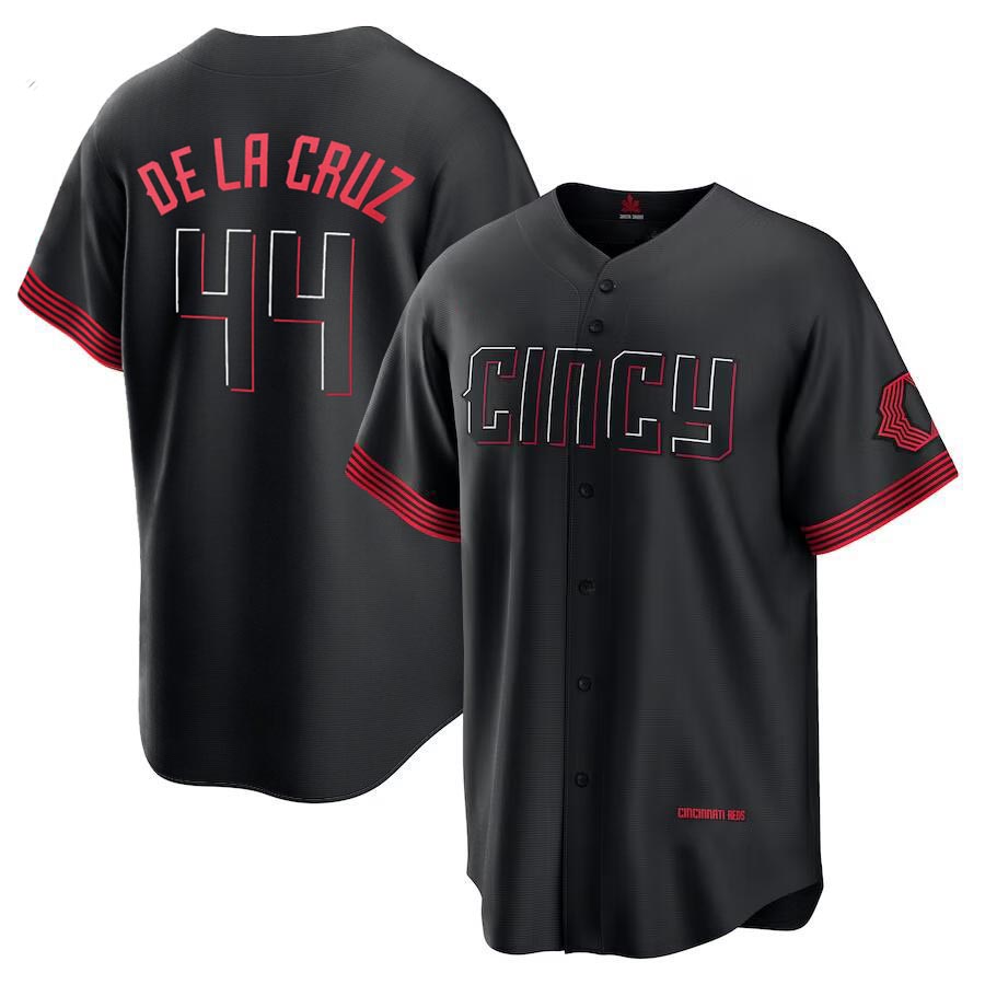 Reds 2025 CINCY Elly De La Cruz Baseball Jersey 14 patch Pete Rose Spencer Steer TJ Friedl Matt McLain Tyler Stephenson Jake Fral