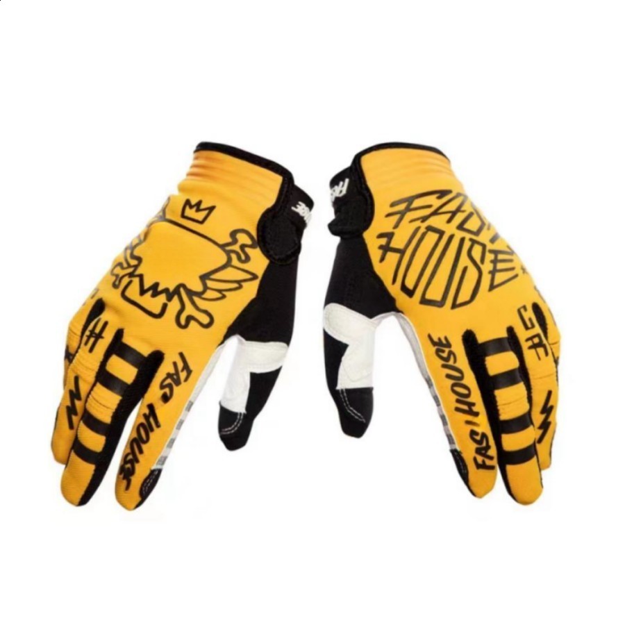 Five Fingers Gloves FXR Moto Touch Screen wihte Black Motocross Riding Bike MX MTB Racing Sports Cycling Dirt Glove 230816