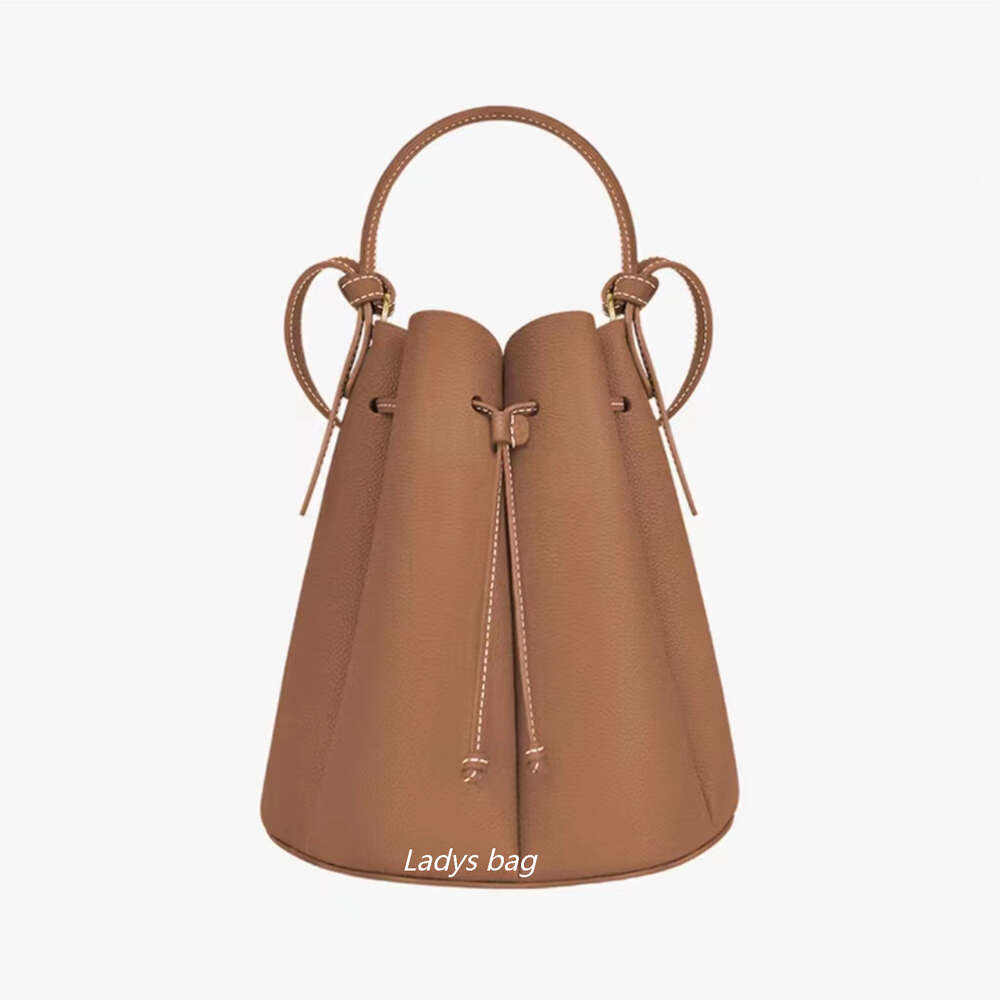 Designer Bag Numero Huit Bucket Bags Full-Grained Leather Tote Crossbody Gold-Plated Stainless-Steel Hardware Handbags Suede Leather Lining Shoulder Purse