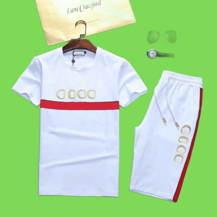 Mens Beach Designers Tracksuits Summer Suits Fashion T Shirt Seaside Holiday Shirts Shorts Sets Man S Luxury Set Outfits