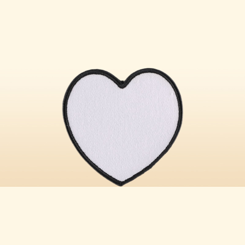 sublimation blank patches Fabric Ironon Blanks Fabric Repair Patch for DIY Hats Shirts Shoes Supplies