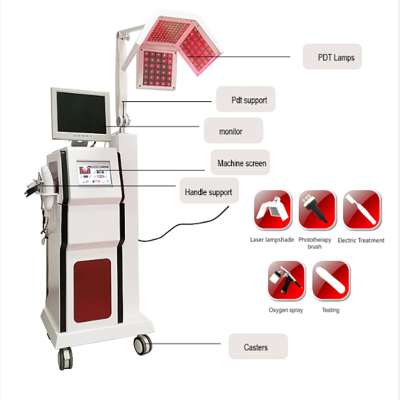 Vertical Anti Hair Loss Diode 650nm Laser Hair ReGrowth Machine Laser Therapy Hair Growth Laser Light Hat for Hair Growth Activate Hair Follicles Mach