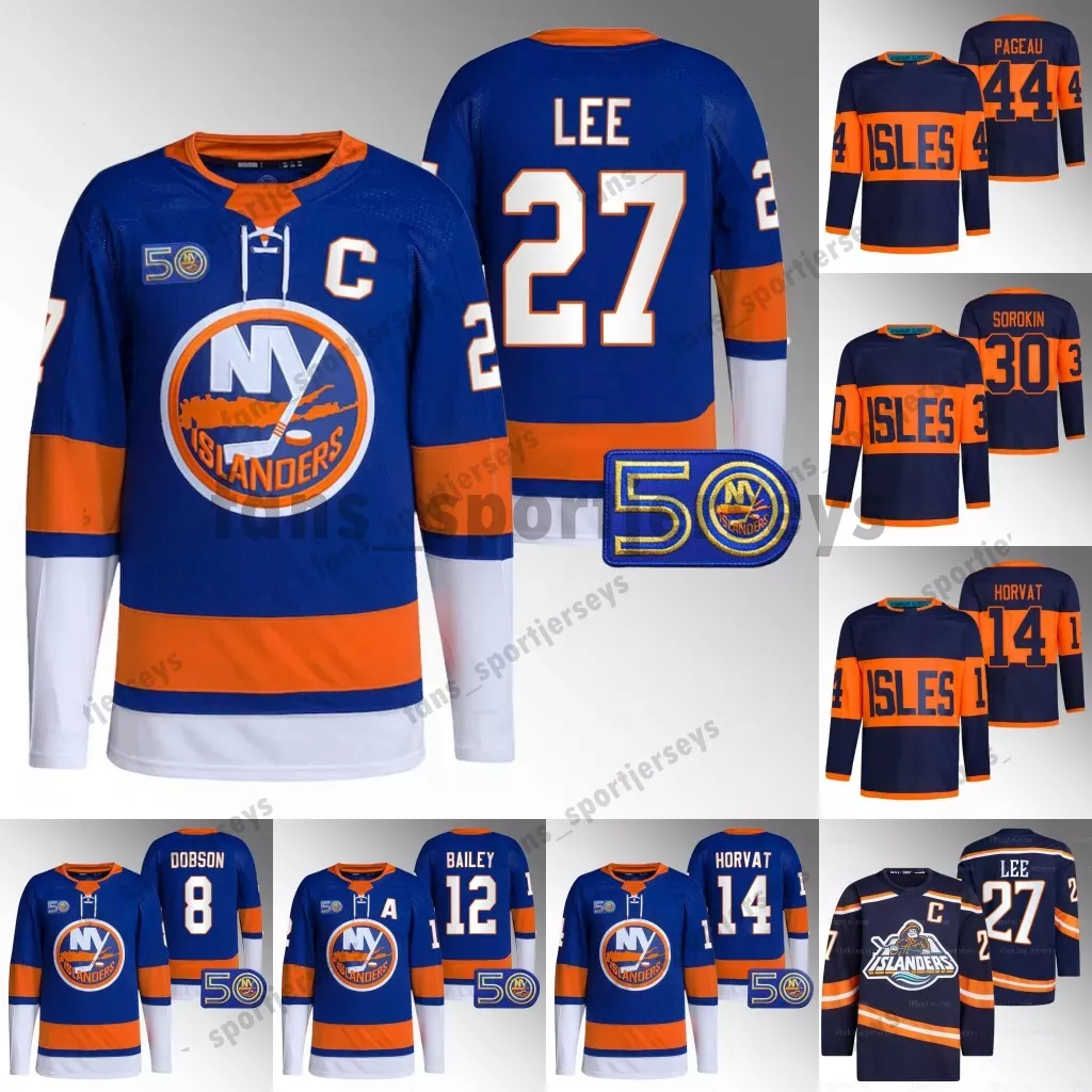 Anders Lee Islander Hockey jerseys Bo Horvat Josh Bailey Noah Dobson Brock Nelson Anthony Beauvillier Zach Parise Cal Clutterbuck Casey Cizikas Andy Greene Wear
