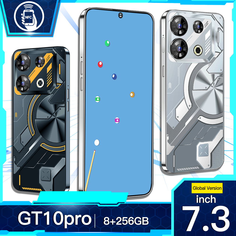 7.3 inchs 5G GT10PRO Android Smartphone gt10pro Waterproof Dustproof Shockproof WIFI Dual Camera All-in-one 128GB 256GB 512GB 16TB ROM 6GB 8GB 1TB RAM