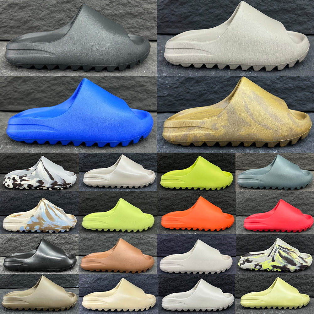 Designer Slippers Slider Vermillion minéral Blue Onyx Pure Sandales Sliptor Slipper Ocher Bone Resin Clog Desert Ararat Runners Slides Shoe 36-48