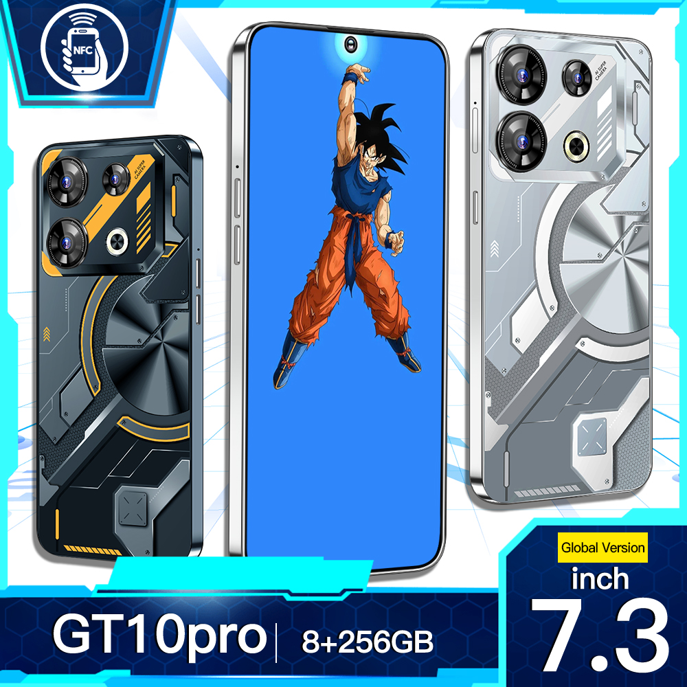 7.3 inchs 5G GT10PRO Android Smartphone gt10pro Waterproof Dustproof Shockproof WIFI Dual Camera All-in-one 128GB 256GB 512GB 16TB ROM 6GB 8GB 1TB RAM