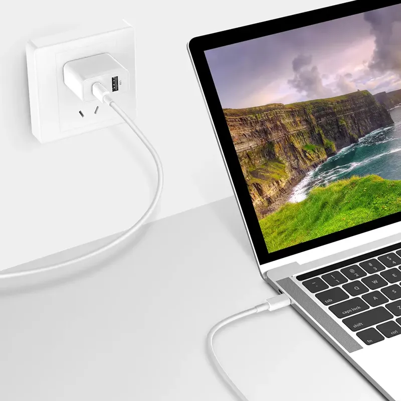 PD 12W Fast Charging USB C to USB Type C L Cable for Xiaomi Redmi Note 8 Pro Quick Charge 4.0 for S22 S23 Pro S11 Charger Cable HUAWEI