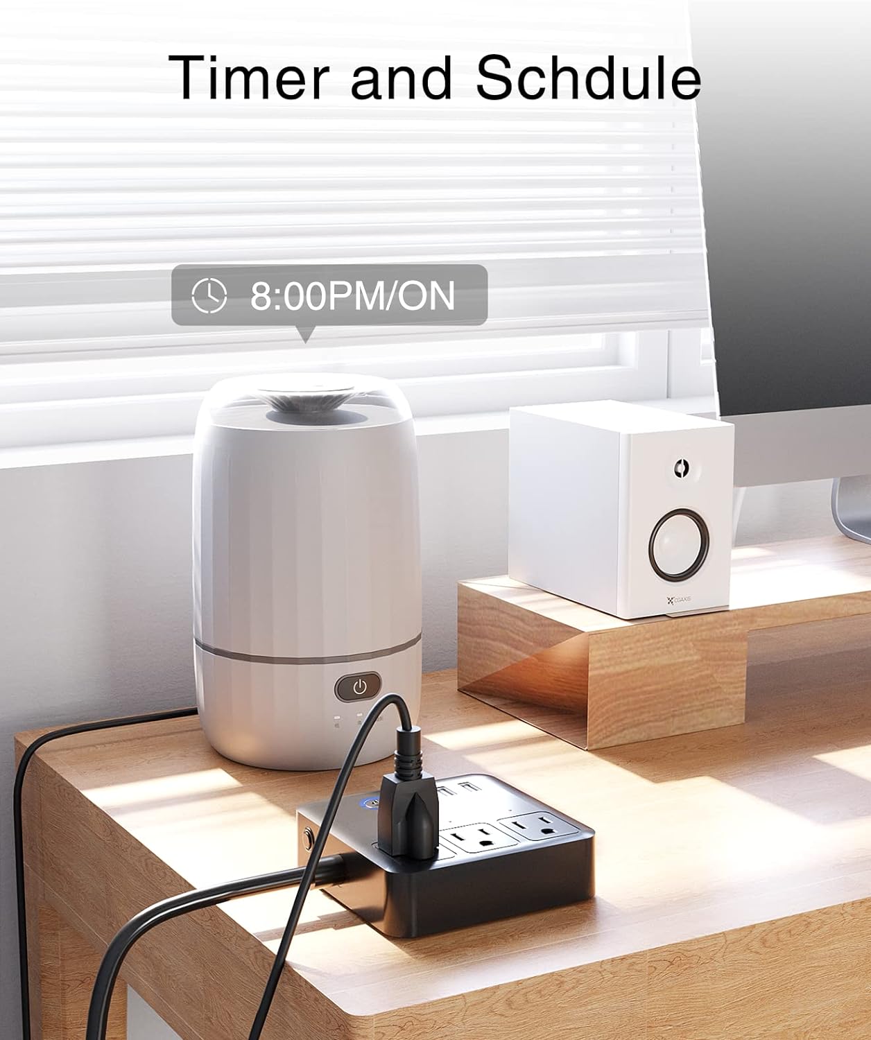 Smart Power Strip, 3 USB Ports and 3 Individually Controlled Smart Outlets, WiFi Surge Protector Works with Alexa Google Home.