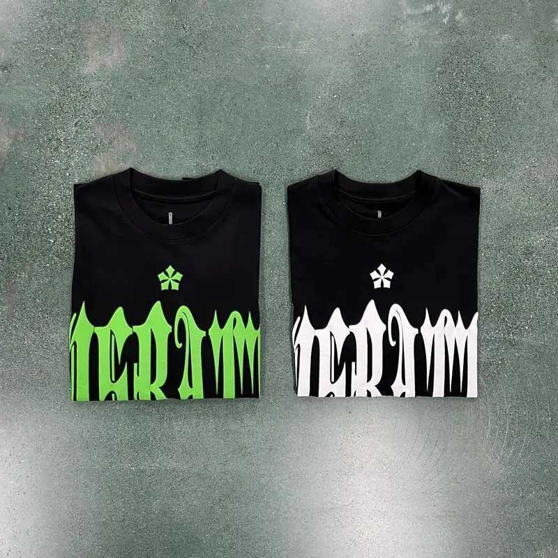 Men's T-Shirts 2023 OSBATT T-shirt Mens T-shirt Fashion Hip Hop Cotton Mens T-shirt Mens T-shirt Short sleeved Dress J240221