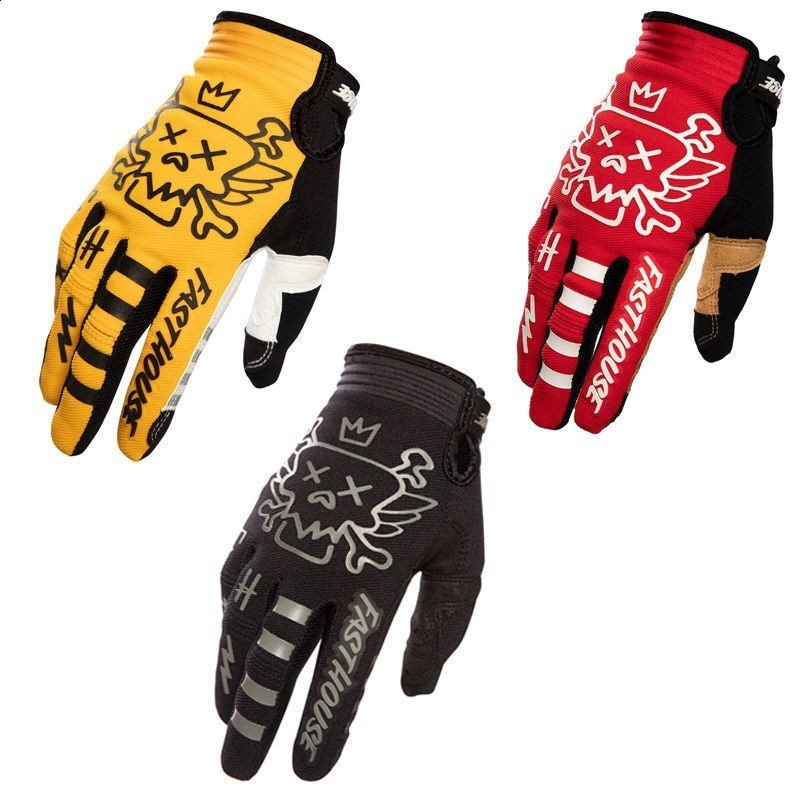 Five Fingers Gloves FXR Moto Touch Screen wihte Black Motocross Riding Bike MX MTB Racing Sports Cycling Dirt Glove 230816