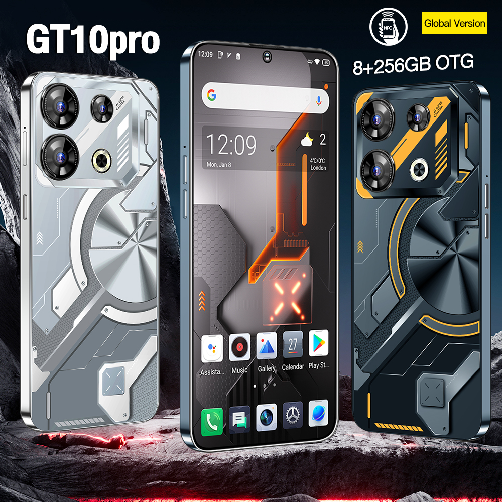7.3 inchs 5G GT10PRO Android Smartphone gt10pro Waterproof Dustproof Shockproof WIFI Dual Camera All-in-one 128GB 256GB 512GB 16TB ROM 6GB 8GB 1TB RAM