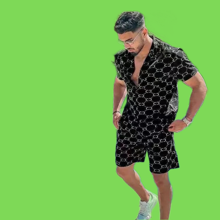 Mens Beach Designers Tracksuits Summer Suits Fashion T Shirt Seaside Holiday Shirts Shorts Sets Man S Luxury Set Outfits