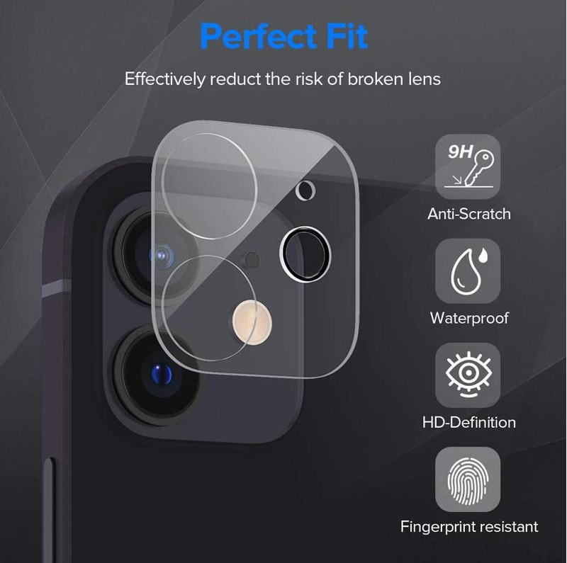 High Transparency Camera Lens Glass for iPhone 16 pro max 15 Pro Full Glue 9H Cover Protector Films