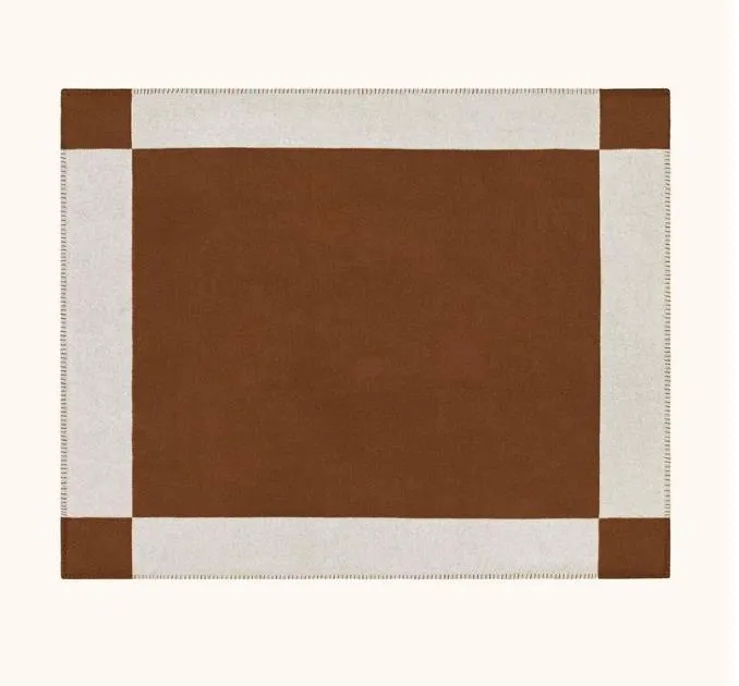 2024 Thick Home Sofa good quailty blanket TOP Selling beige orange black red gray navy Big Size 145*175cm Wool Designer thickening.