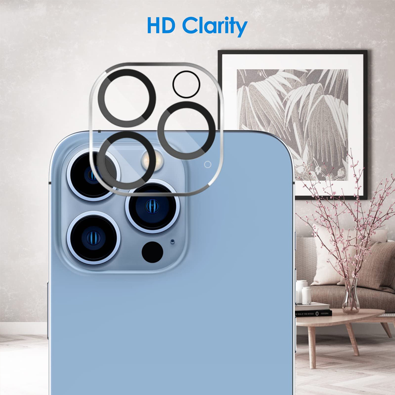 Camera Lens Glass for iPhone 15 PRO MAX 3D Full Cover Protector Films for 16 PRO MAX 13 PRO 12 15