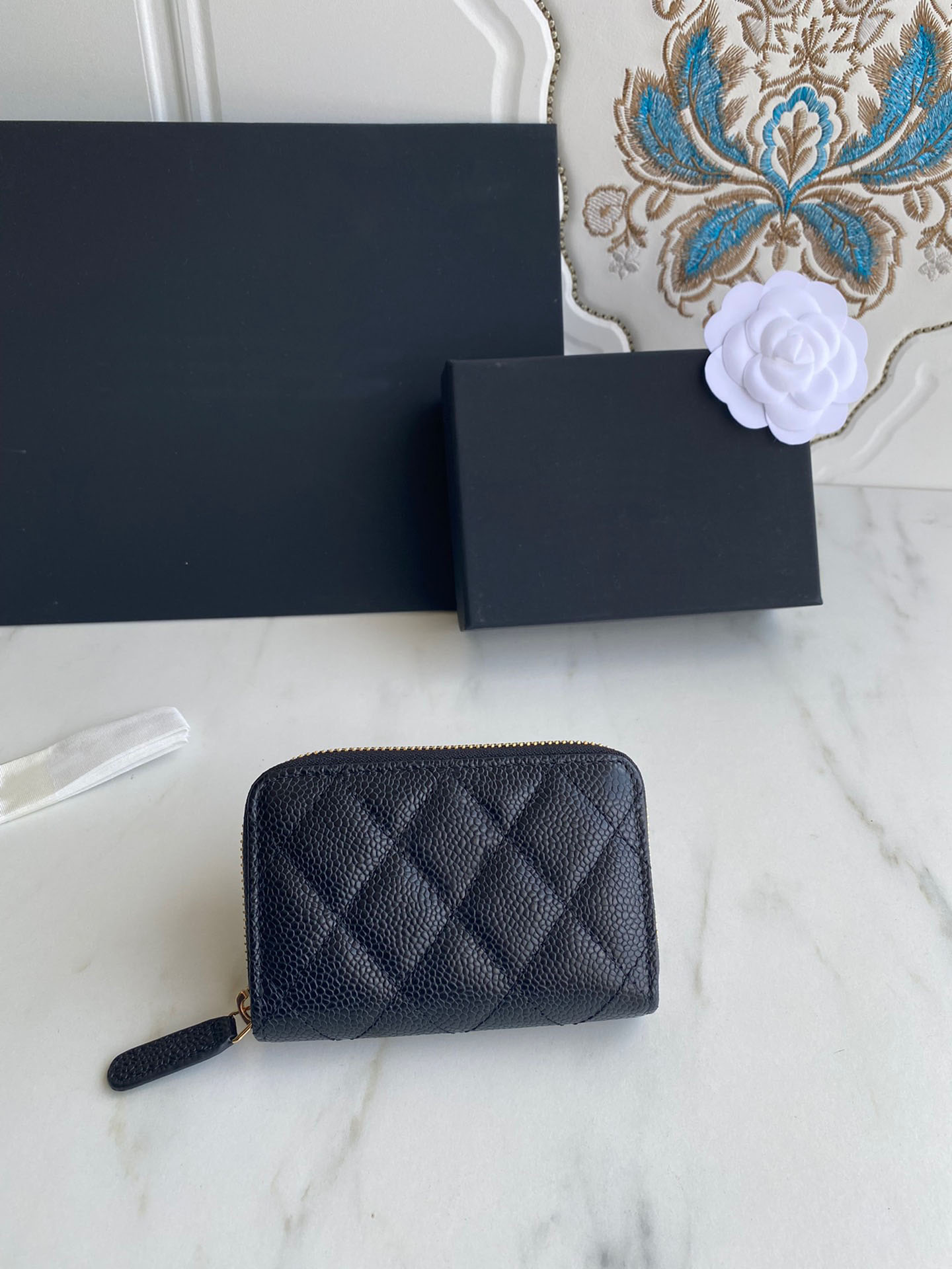 10A Top Fashion Designer Short Wallet Luxury Men's and Women's Zipper Leather Bag Classic Coin Wallet Card Holder Wallet 46
