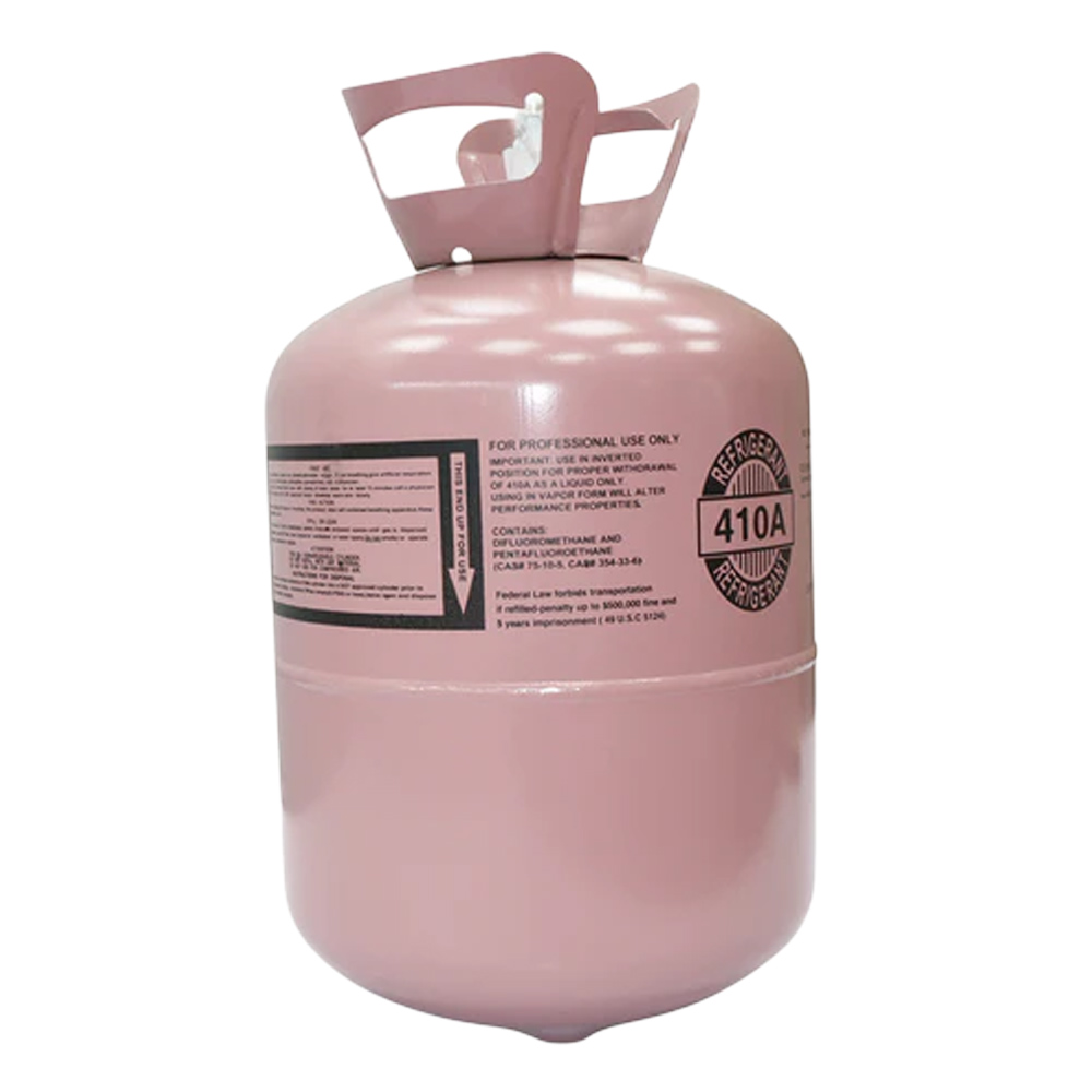 Freon Steel Cylinder Packaging R410A 25Lb Tank Refrigerant For Air Conditioners Refrigerators Freezers