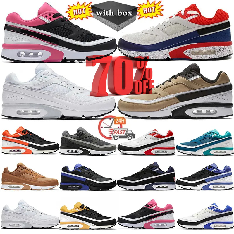 with box bw designer og shoes running shoes mens trainers Persian Violet Black White Violet Dark Green Vachetta Tan Pure Platinum men women Athletic outdoor sneakers
