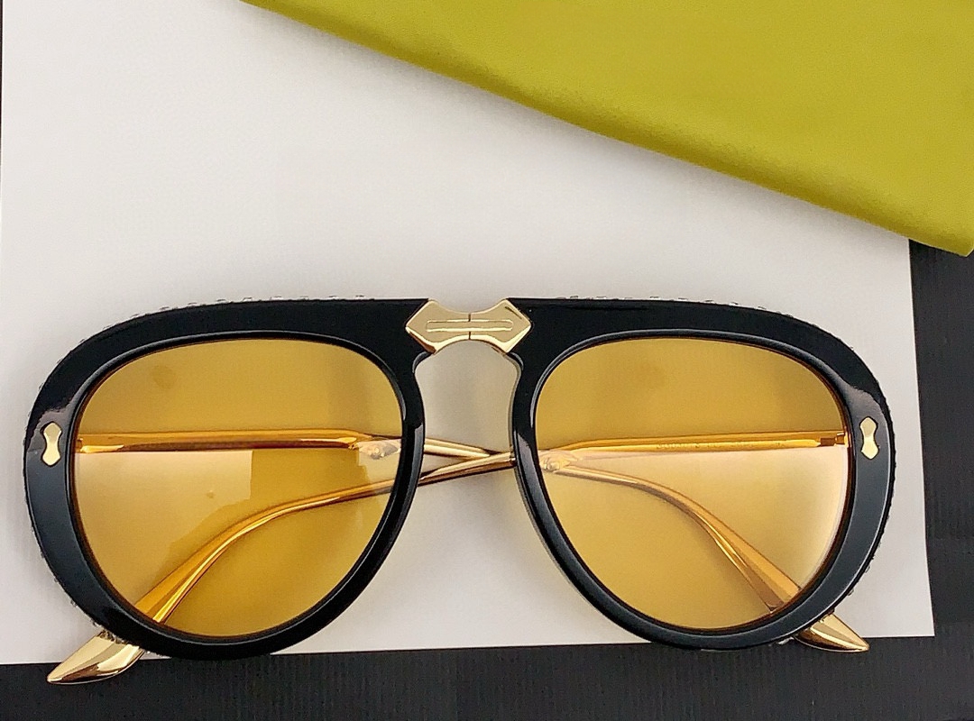 Special Designers Sunglasses For Men and Women Popularity 0307 Outdoor Beach Fashion Style Anti-Uultraviolet Plate Metal Cateye Full Frame Retro Goggl