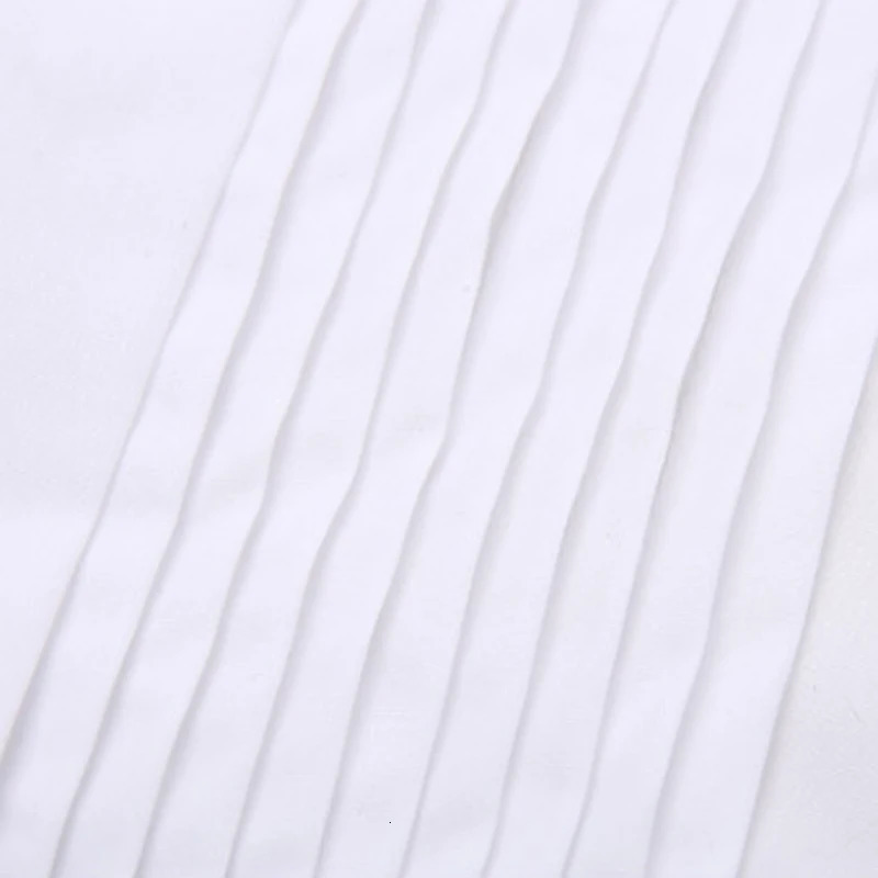 France Cufflinks Solid Tuxedo Shirts for Men with Regular Fit Business Social Shirt Long Sleeve Swallow Tail Collar Quality 240219