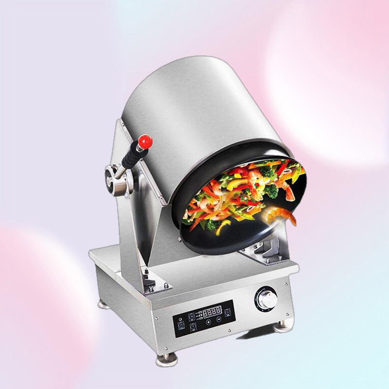 Helpful Restaurant Gas Cooking Machine Multi functional Kitchen Robot Automatic Drum Gas Wok Cooker Stove Kitchen Equipment3408659
