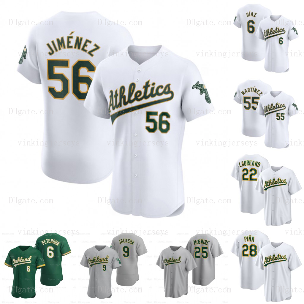 2024 Jimenez Athletics Jerseys Brent Rooker Esteury Ruiz Tony Kemp Seth Brown Nick Allen Cristian Pache Jonah Bride Oakland Trevor May Jace Peterson Martinez