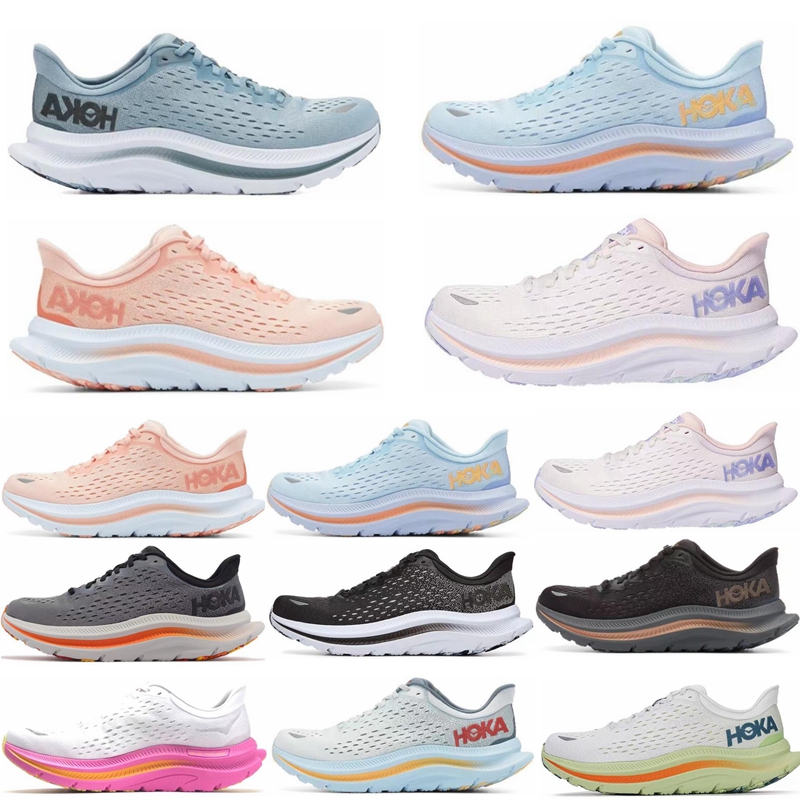 2024 Hoka One Kawana Running Shoe Athletic Shoes Sneakers Shock Absorbing Road Fashion Mens Womens Top Designer Sneaker Size 36-45