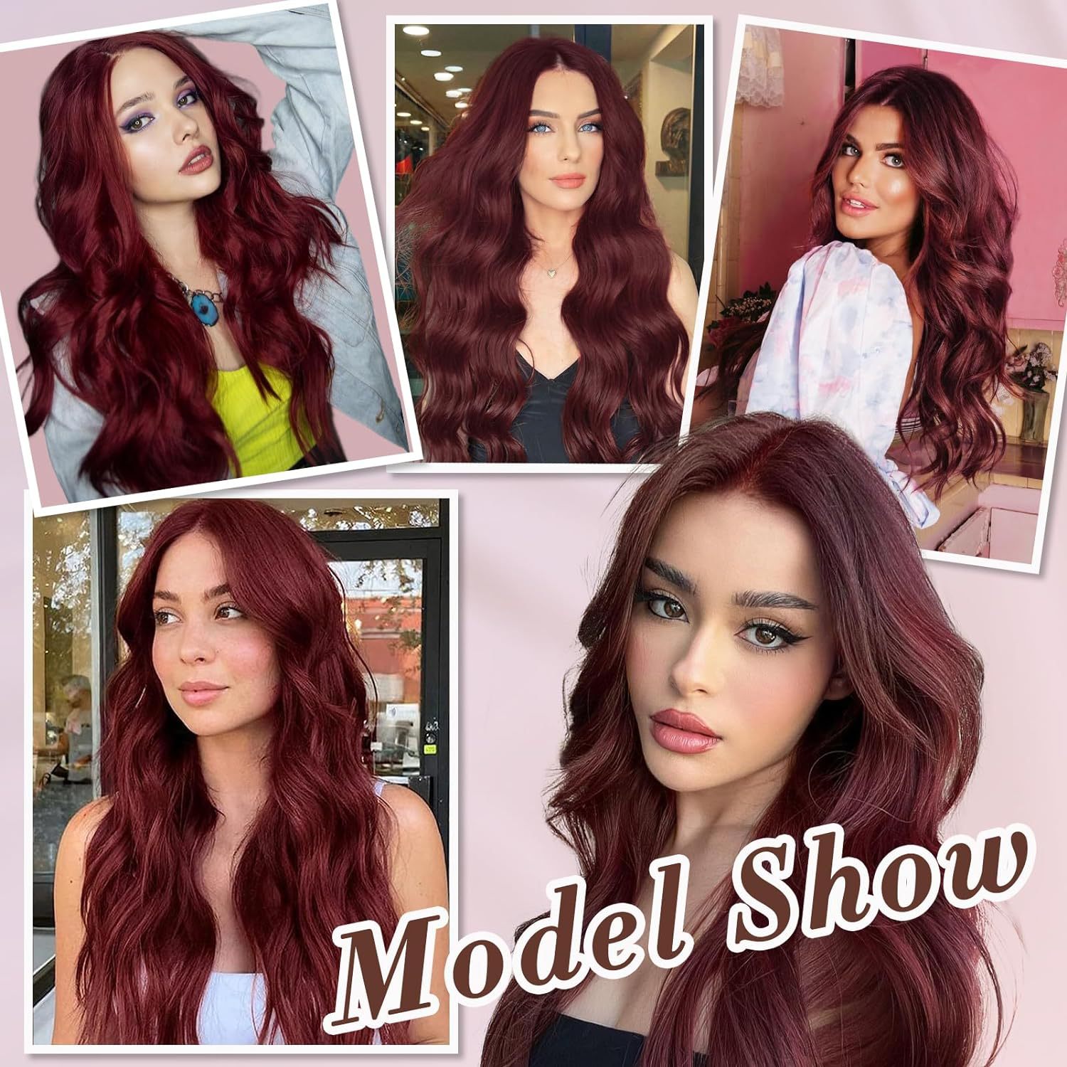 Long Deep Wave Full Lace Front Wigs Human Hair Curly Female Synthetic Natural Hair Lace Wigs Fast Shipping
