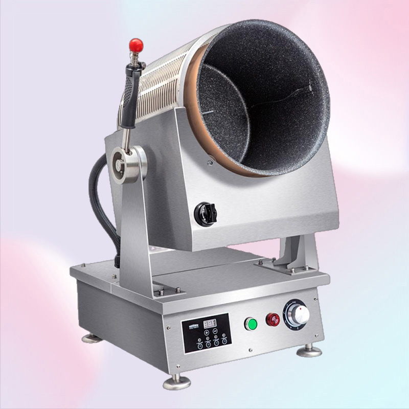 Helpful Restaurant Gas Cooking Machine Multi functional Kitchen Robot Automatic Drum Gas Wok Cooker Stove Kitchen Equipment3408659