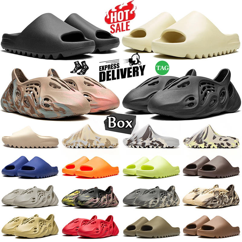 Onyx slides shoes Slippers men women designer sandals Bone Ochre Desert Sand Pure Soot Vermilion sandle flat outdoor shoes mens womens slide shoe